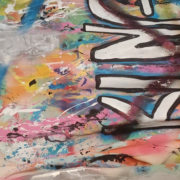 Custom graffiti trench coat - Picture 5 of 11